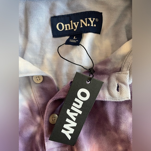 NWT OnlyNY L tie dye polo shirt - Picture 6 of 7